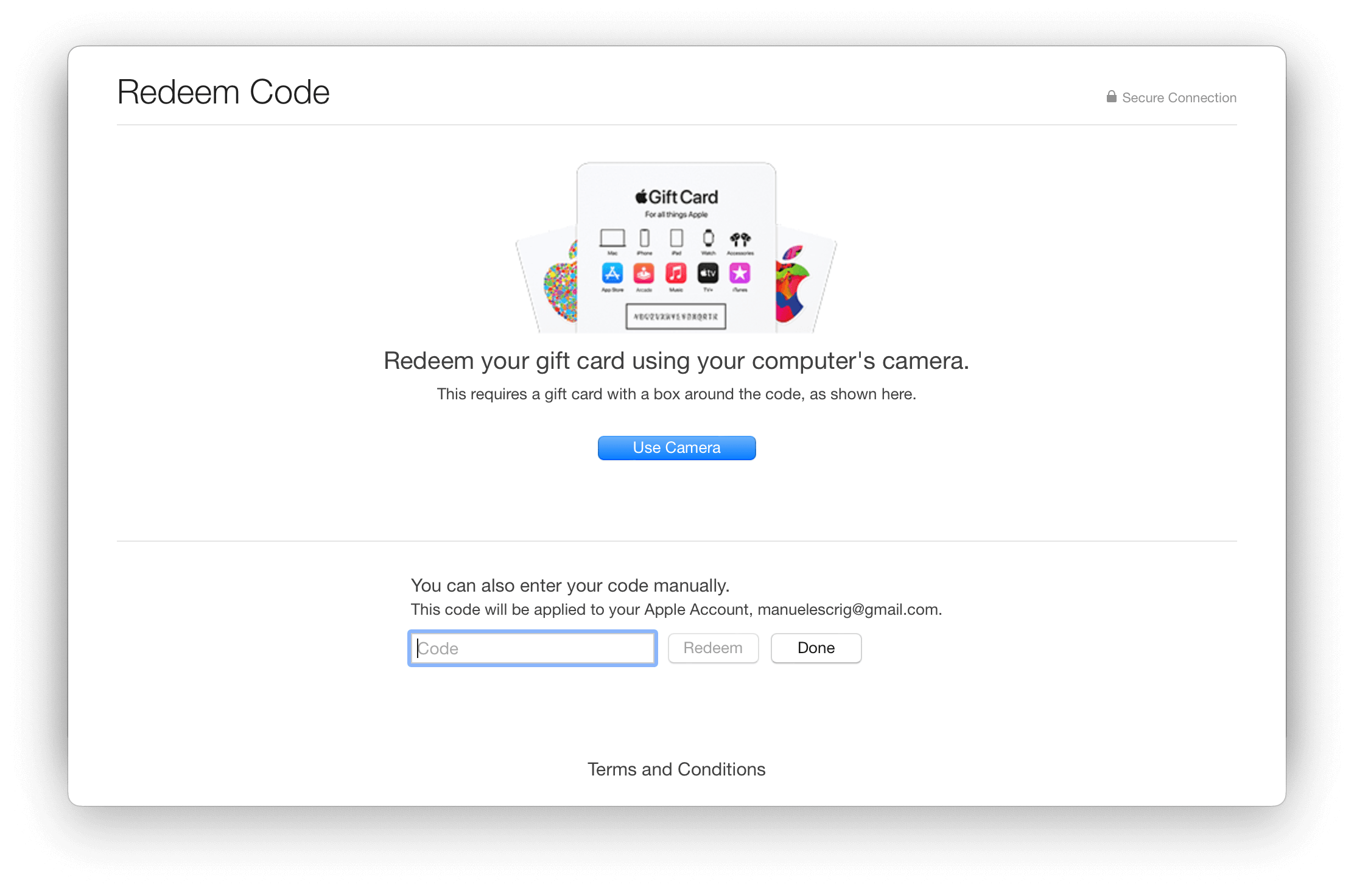 Mac promo code redemption confirmation screen showing successful code activation and download options
