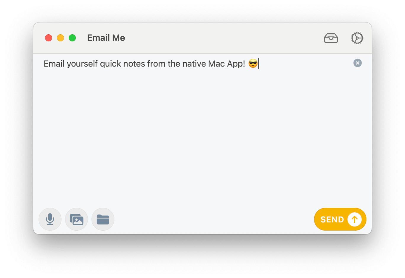 Imagen de Email Me Mac App